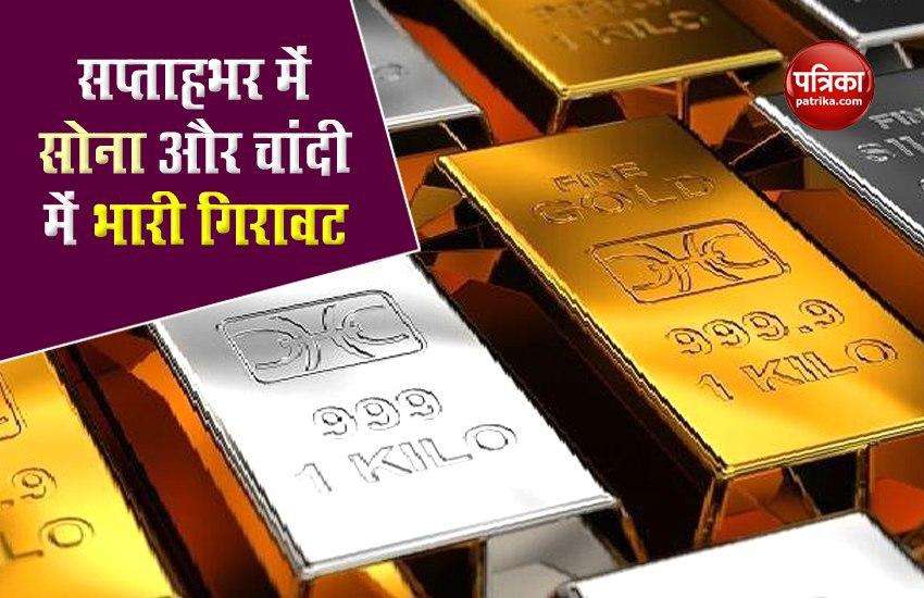 Know how much gold has become cheaper in a week, how much silver has come down 1