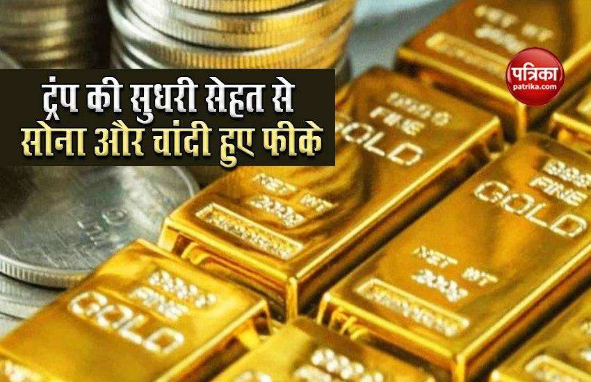 Gold and silver from New York to New Delhi became cheaper due to improving health of trumps 1