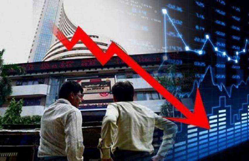 After two weeks, the market slipped, Sensex and Nifty on the red mark 1