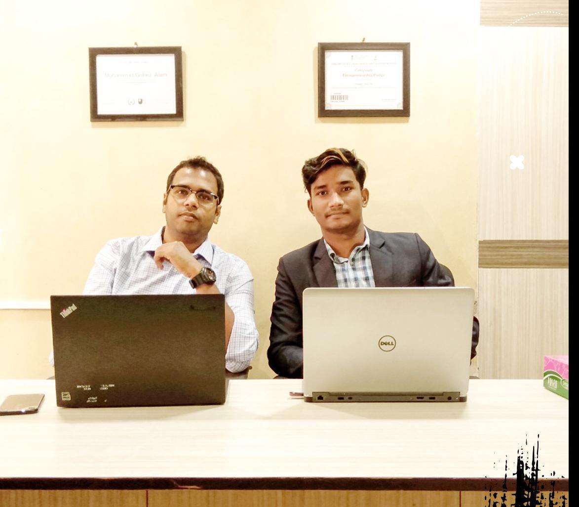 Gulrej Alam and Mohammad Badshah Ansari are helping businessmen digitally 1